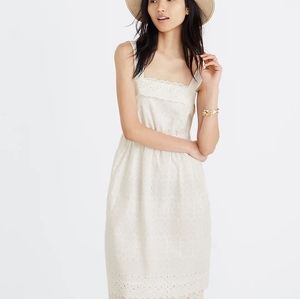 Eyelet Tiered Midi Dress